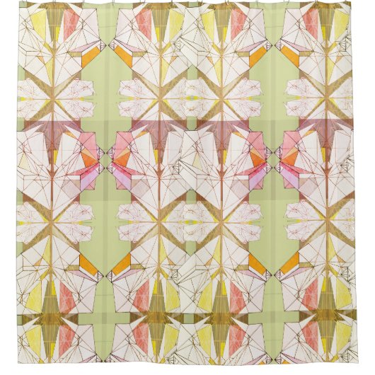 Origami Shower Curtain Douchegordijn (Voorkant)