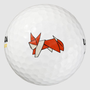 Origami Textuur Patroon Vos Golfballen