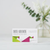 origami visitekaartje (Staand voorkant)