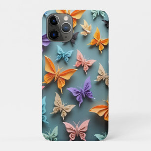 origami-vlinderpatroon iPhone 11 pro hoesje