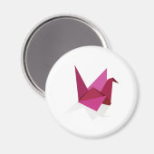 origami zwaan magneet (Voorkant / Achterkant)