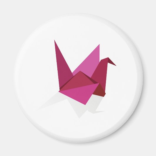 origami zwaan magneet (Voorkant)