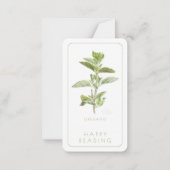 ORIGAN FRESH Cartes de référence pour les entrepri (Dos)