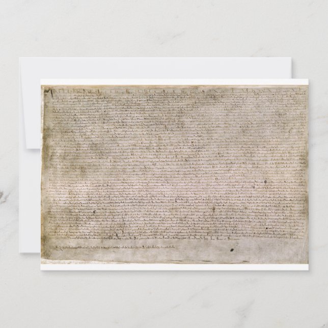 ORIGINAL 1215 Magna Carta British Library (Voorkant)