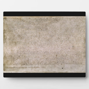 ORIGINAL 1215 Magna Carta British Library Fotoplaat