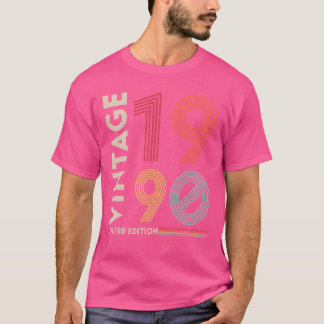 Original 1990 Vintage Vintage Retro Anniversary fr T-shirt