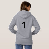 Original 1 Grey Women's Pullover Hoodie  (Dos entier)