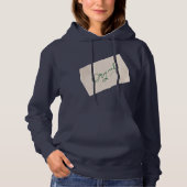 Original 1 Navy Blue Women's Pullover Hoodie  (Voorkant)