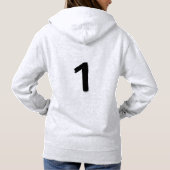 Original 1 Sweat à capuche pour femme Ash (Dos)