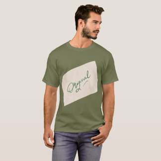 Original 1 T-shirt basic vert fatigue pour hommes