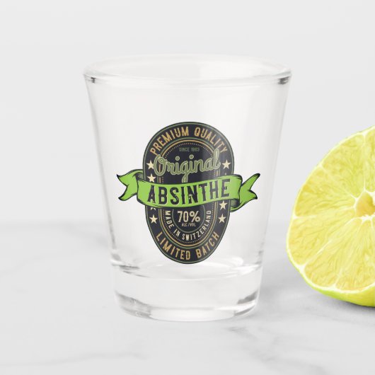 Original Absinthe Liquor Shot Glas (Voorkant)