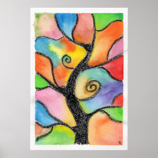 Original Art - Tree of Life by Maria Tzamtzi Poster