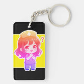 Original Chibi Nurse - The Questioning Moment Sleutelhanger (achterkant)