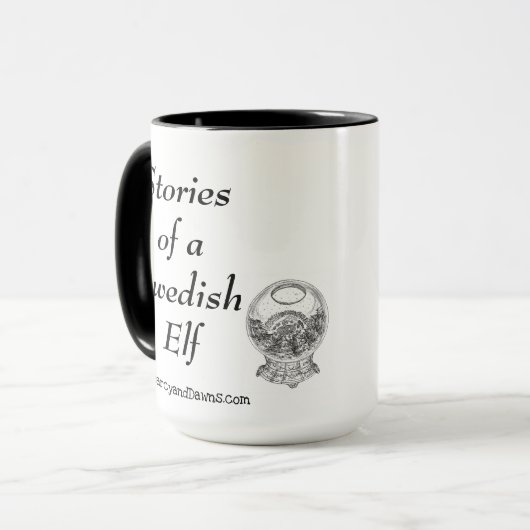 Original Darcy & Dawn mug STORIES OF A SWEDISH ELF (Devant gauche)