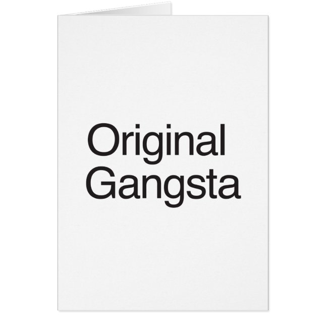 Original Gangsta (Devant)