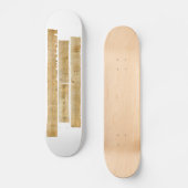 ORIGINAL Great Isaiah Scroll Dead Zee Scroll Scrol Skateboard (Voorkant)