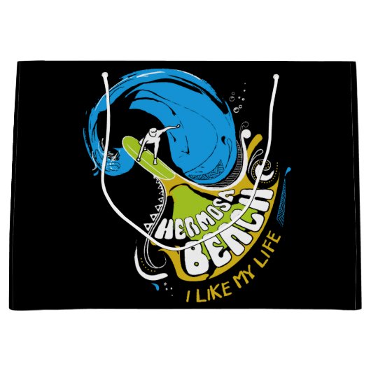 Original "je sac de cadeau aime MA vie" (Devant)