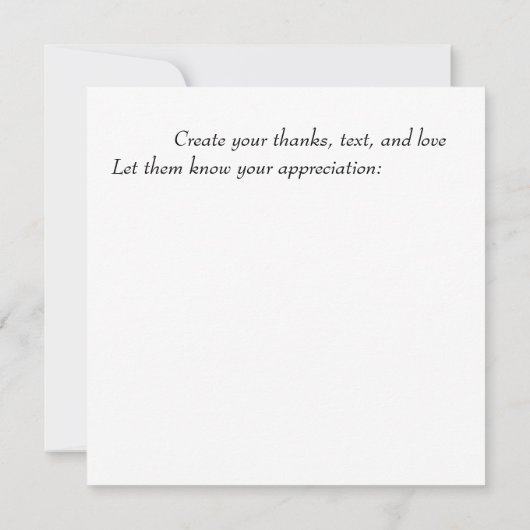 Original Kitten Carte de remerciements, AI Created (Dos)