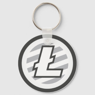 Original Litecoin Logo Symbol Crypto Coin Keychain