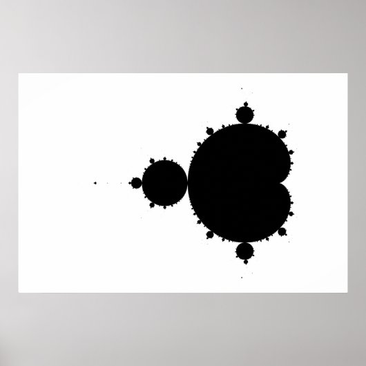 Original Mandelbrot Set 01 - Poster Fractal (Devant)