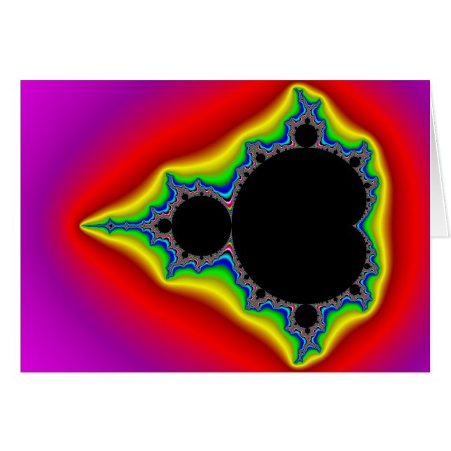 Original Mandelbrot Set 04 - Carte Fractal (Devant horizontal)