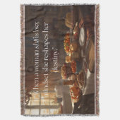  Original Motivational Quote “Mindset to Destiny" Deken (Voorkant Verticaal)