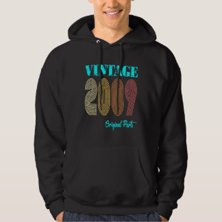 Original Parts of Men and Women Vintage 2009 Hoodie