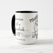 Original PIRATES mug STORIES OF A SWEDISH ELF Mok (Voorkant links)
