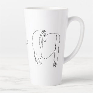 Original signé Horse Heart Latte Mug