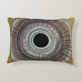 Original spin art accent kussen (Achterkant)