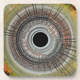 Original spin art bier onderzetter