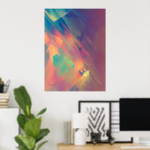 Origine de la pensée - Impression de peinture abst (Bureau à domicile)