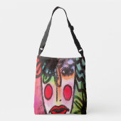 Origineel Abstract schilderij Tas (Achterkant)