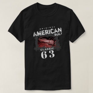 Origineel Amerikaans Klassiek 63 Chevy Front T-shirt
