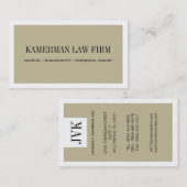 Origineel — Attorney Visitekaartjes (Voorkant / Achterkant)