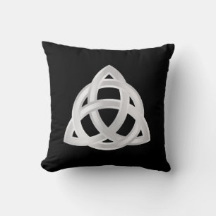 Origineel Celtic Triquetra Knot Silver icon Kussen