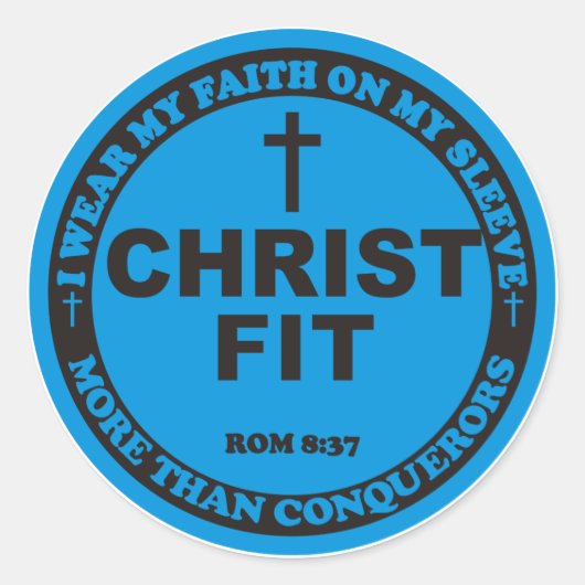 Origineel Christ Fit label stickers (Voorkant)