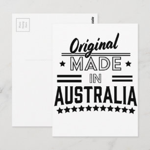 Origineel gemaakt in Australië Briefkaart