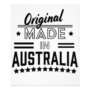 Origineel gemaakt in Australië Foto Afdruk