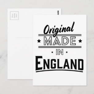 Origineel gemaakt in Engeland Briefkaart