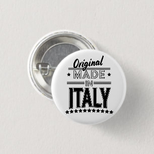 Origineel gemaakt in Italië logo Ronde Button 3,2 Cm