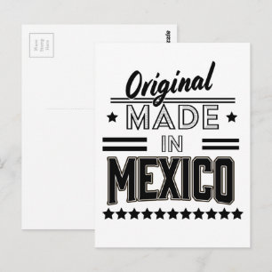 Origineel gemaakt in Mexico Briefkaart