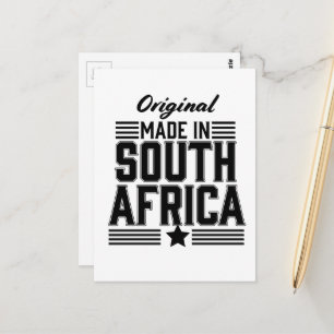 Origineel gemaakt in Zuid-Afrika Briefkaart