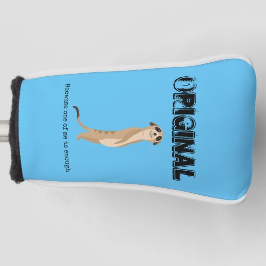 Origineel genoeg golfheadcover (Voorkant)