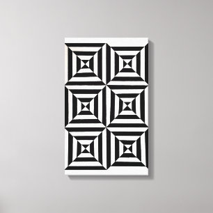 Origineel geometrisch ontwerp van Dominic Joyce Canvas Afdruk