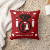 Origineel grappig cadeau voor verloving felicitati kussen (Deken)