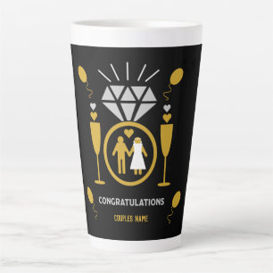 Origineel Grappig Verlovingscongratulatie Cadeau Latte Mok