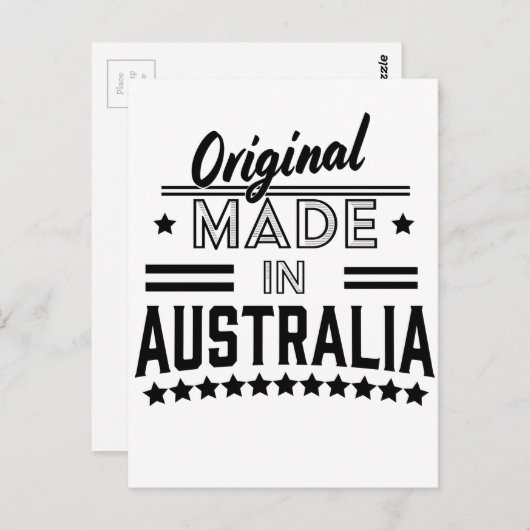 Origineel in Australië Briefkaart (Voorkant / Achterkant)