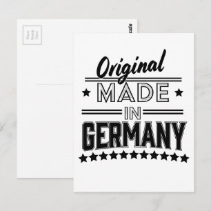 Origineel in Duitsland Briefkaart