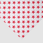 Origineel kleurstijlwit rood Star-patroon Tissuepapier (Detail)